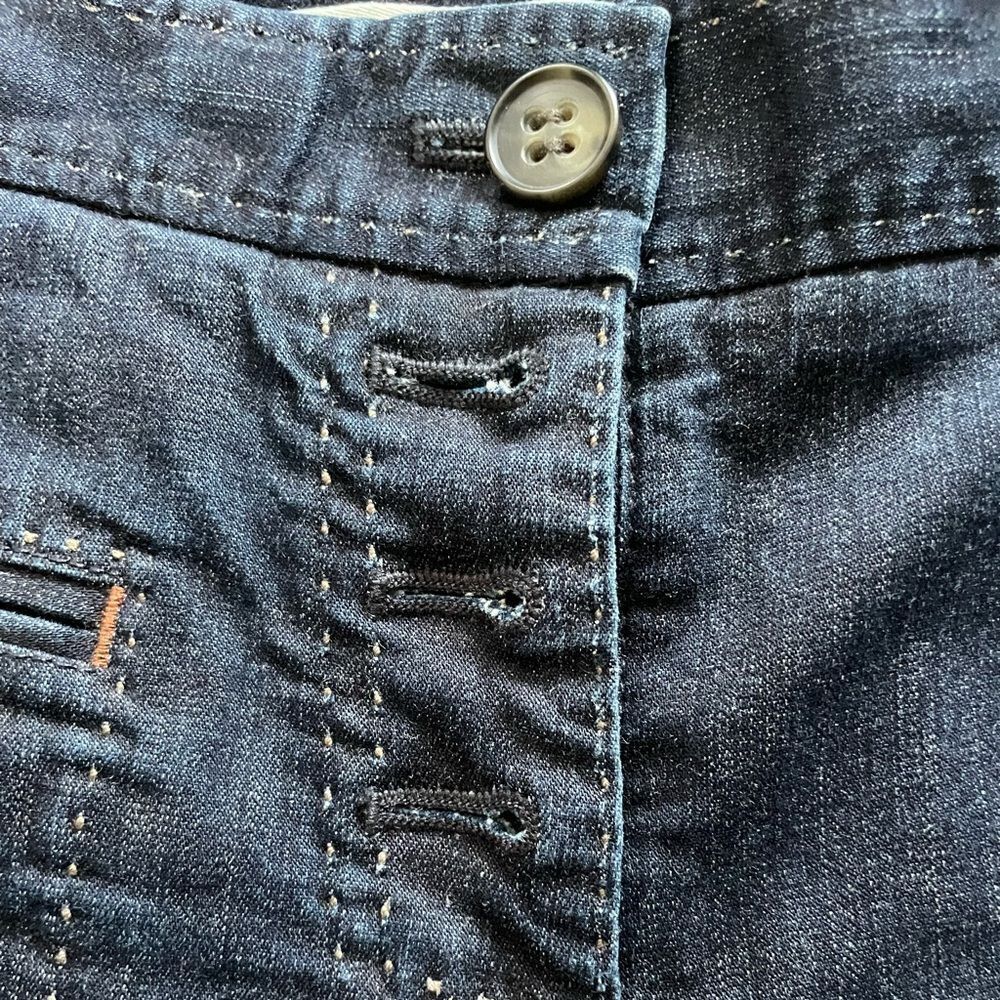 Theory Daled Arkansas Dark Wash Flare Leg Jeans Sz 0 - Picture 6 of 10